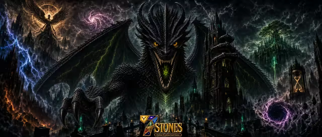 7 Stones, the dragon god enthroned among the seven realms